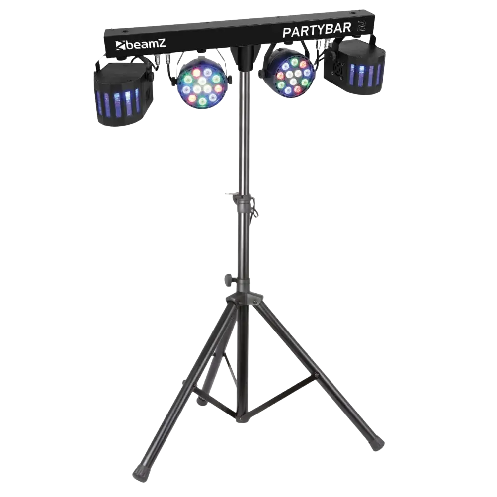Beamz PartyBar 2 party lights hire Melbourne